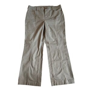 Duluth Trading Co Workday Warrior Chino Trouser Womens‎ 14 Utility Dress Pants